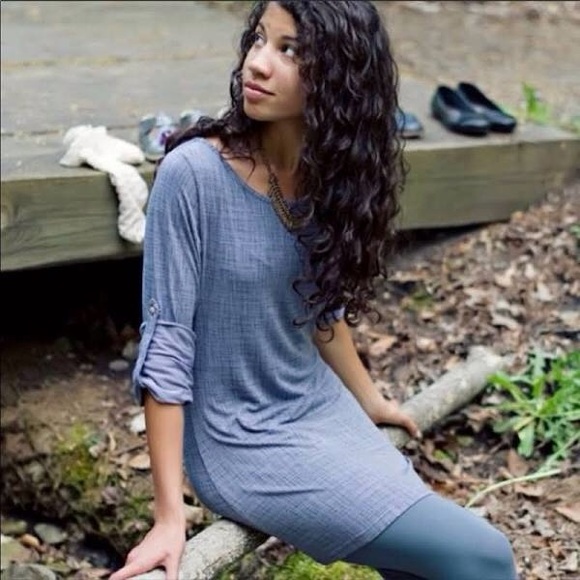 Matilda Jane Hadley Tunic Blue Size M - Picture 1 of 10